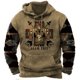 thumbnail image 3 of Sudadera con capucha retro para hombre, diseño indio, estampado 3D, manga larga, para deportes al aire libre, tendencia informal, otoño, gran tamaño, para hombre, 3 of 5