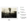 thumbnail image 2 of The Hand of Man - Long Island City, New York - Vintage B&W Photograph by Alfred Stieglitz c.1902 - Fine Art Rolled Canvas Print 27in x 40in, 2 of 4