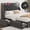 Gray, variant on Full Tufted Platform Bed Frame – 4 Storage Drawers, Headboard with Charging Station, Wood Slats, No Box Spring Needed, Easy Setup, Navy Blue