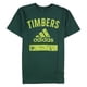 thumbnail image 1 of adidas Timbers Camiseta gráfica para hombre, verde, pequeña, 1 of 2