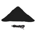thumbnail image 2 of Tripod Stool Cloth Portable Foldable Triangle Stool Cloth Handcraft Anti Scratch Canvas Camping Stool Cloth for Fishing Black, 2 of 5
