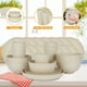thumbnail image 3 of PHANCIR Juego de Vajilla de Paja de Trigo de 32 Pzas, Platos y Tazones de Cocina Reutilizables, Color Beige, 16 Platos, 8 Tazones, 8 Tazas, 3 of 8