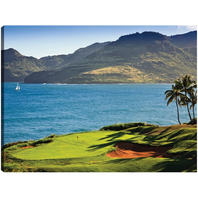 Cuadro Decorativo - Campo de golf en Hawái