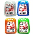 thumbnail image 2 of (8) Coralite First Aid Travel Kits Bandages Latex Free Assorted Colors, 2 of 3