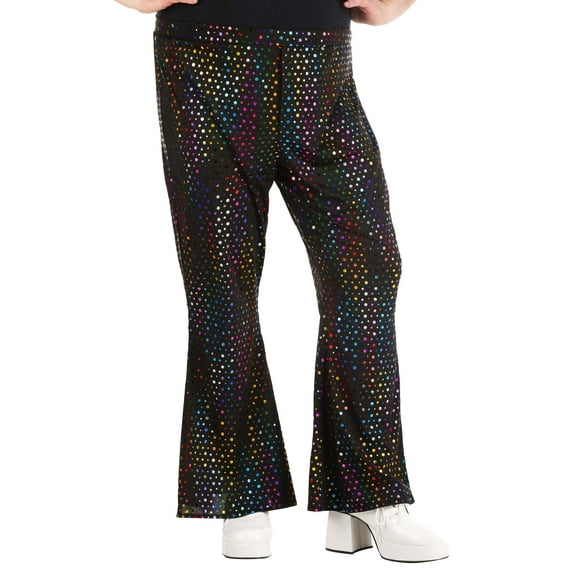 Men's Plus Size Dazzling Disco Costume Pants