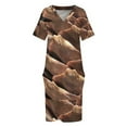 thumbnail image 3 of Pinec Nature Awakened Scales Loose Pocket Dress Evening gown women long dresses, 3 of 6