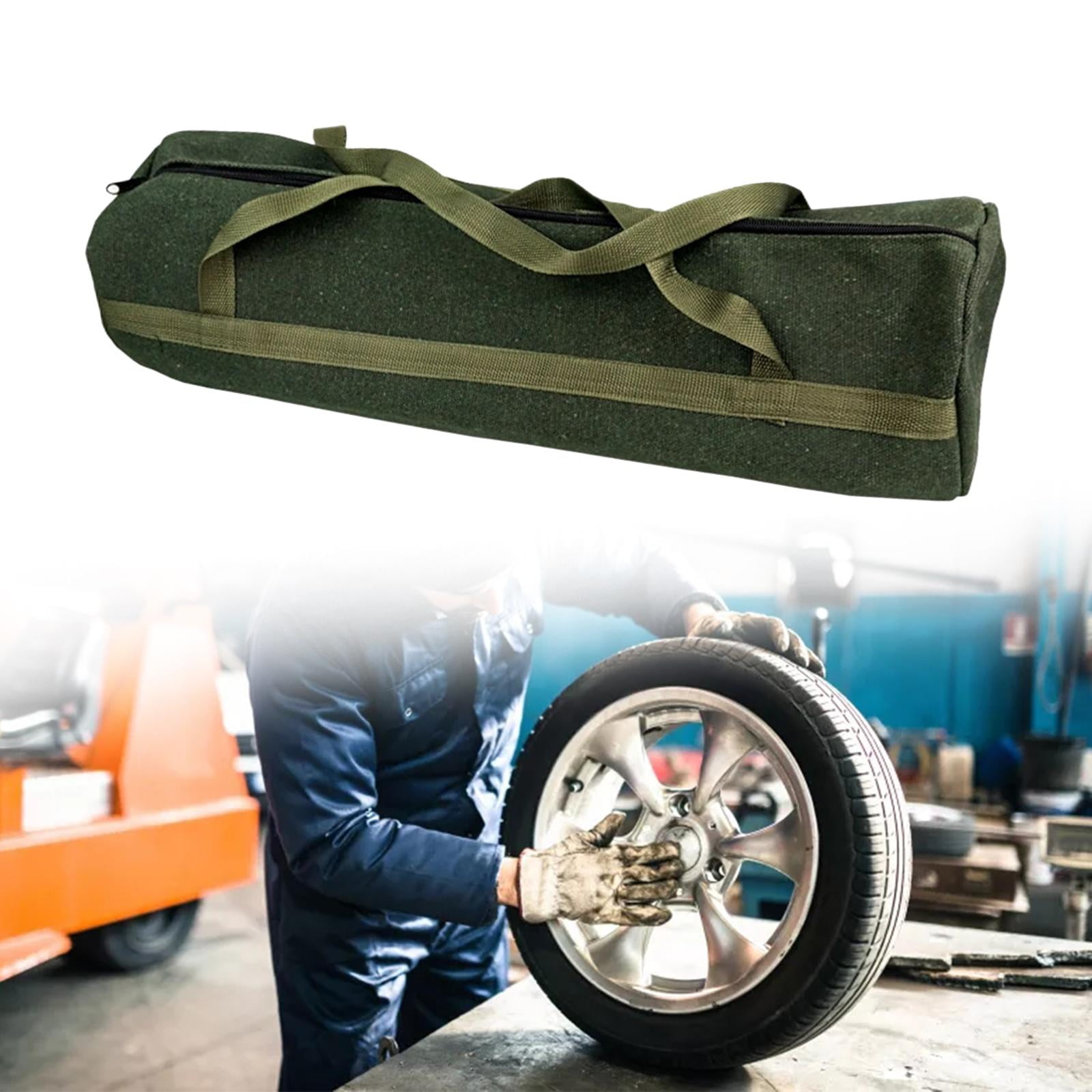 car tools Bag, Hardware Tool Storage Organizer, Durable Multipurpose Case Zippered Tools Packaging Thickened Canvas Portable Pouch Tote , 60mx18cm