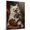 American Eskimo, variant on Boykin Spaniel Dog Stretched Canvas Size 8x12 – Cute Boykin Spaniel Canvas Wall Art of Puppy Playing Bass Guitar, Perfect for Dog and Music Fans