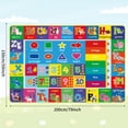 thumbnail image 5 of Kids Play Rug ABC Educational Area Rug, Alphabet Animal Soft Non-Slip Carpet for Toddler Bedroom Playroom 78.7X59 INCH Blue, 5 of 5
