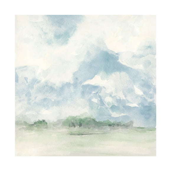 Trademark Fine Art June Erica Vess Blue Sky Horizon I Canvas Wall Art