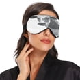 thumbnail image 2 of IAUYY Sleep Mask, Super Soft Eye Masks with Adjustable Strap, Lightweight Comfortable Blindfold,Perfect Blocks Light for Men Women Use Only Black and Gray, 2 of 7
