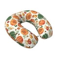 thumbnail image 2 of KLL Autumn Pumpkins Pattern Memory Foam Cervical Neck Pillow Versatile U-Shaped Pillows for Home/Office/Camping/Travelling/Soft Washable Cover, 2 of 8