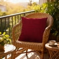 thumbnail image 6 of 17.7in Linen Pillow, Summer Cushion with Insert, Outdoor Indoor Throw Pillow, Decorative Accent for Sofa Bedroom Couch, 6 of 6