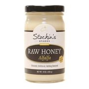 Stockin's Apiaries Raw Alfalfa Honey, Unheated, Unfiltered, & Nutritious, 10 Oz.