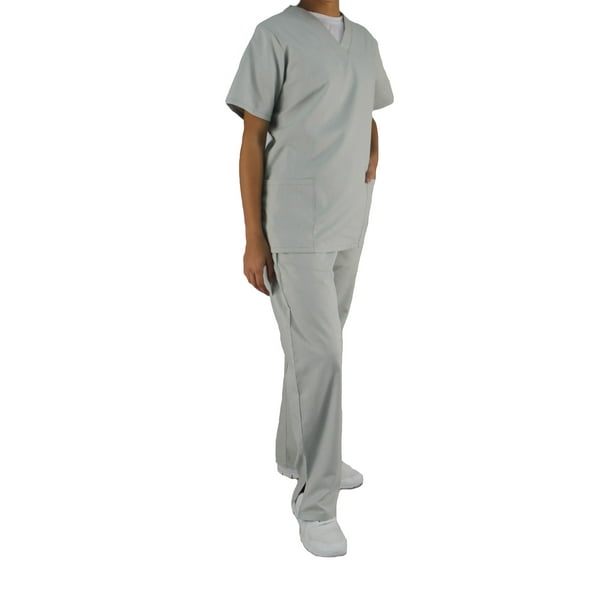 Kolossus Kolossus Women's Cotton Poly Blend Medical Scrubs Set