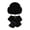 Black, variant on Winter Fuzzy Hat Scarf Set for Women Faux Fur Collar Wrap Scarf Thickened Plush Warm Cap for Cold Weather