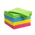 thumbnail image 1 of 2/4/10pcs Multi-Purpose Ultra-Fine Microfiber Cloths - Stripe-Free Highly Absorbent - Perfect for Kitchen And Bathroom Surfaces Random 30mX30cm 4pcs, 1 of 5