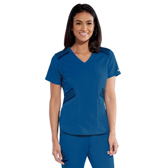 Grey's Anatomy Impact Women's GIT033 3 Pocket "Moto" Scrub Top