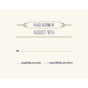 Flourishing Fleur de Lis Standard RSVP