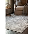 thumbnail image 6 of United Weavers Hyperion Telesto Transitional Abstract Round Area Rug, Charcoal, 7'10" x 7'10", 6 of 7