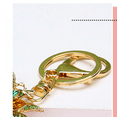 thumbnail image 3 of Sparkling Rhinestone Keychain Perfect Metal Key Ring Accessory For Women'S Bags And Keys (God Of Wealth Gold), 3 of 3