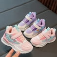 thumbnail image 3 of NOKIO Girls Running Shoes Lace-Up Adjustable Strap Non-Slip Mesh Athletic Sneakers School Walking Hiking Sports Sneakers Kids Breathable Walking Shoes Fall, 3 of 6