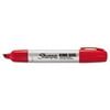 Sharpie, SAN15002, King-Size Permanent Markers, 12 / Dozen, Red Ink, Silver Barrel