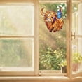 thumbnail image 5 of Sulaicai Highland Cow Butterfly Suncatcher, Acrylic Stained Glass Style Window Hanging, Farm Animal Sun Catcher Ornament for Home Window, Garden, Farmhouse Decor, Gift for Animal Lovers, 5 of 9