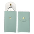thumbnail image 1 of Uxcell 2 Pcs Bolsa de Reloj de Cuero, Estuche de Viaje Portátil de 5.1 x 2.8 Pulgadas para Hombres y Mujeres, 1 of 6