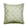 thumbnail image 1 of Cushion Cover For Couch, Decorative Ivory 24"x24" (60x60 cm) Pillow Covers, Jacquard Silk Geometric Pattern Throw Pillow Covers, Chevron Pattern Contemporary Style - Just Ivory, 1 of 4