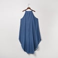 thumbnail image 4 of YanHoo Women's Maxi Dresses Sleeveless Halter Neck Denim Dress Loose Casual Long Dress, 4 of 8