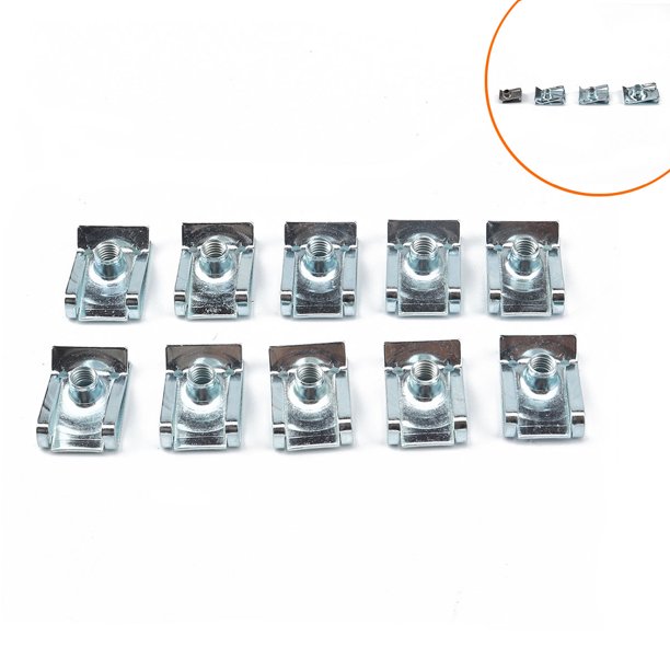 Tuerca de clip/tuerca de resorte de acero inoxidable adecuada para automóviles y motocicletas