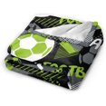 thumbnail image 3 of Soccer Blanket for Boys Girls Kids Soccer Blanket Gifts 60" x 80" Flannel Football Sport Throw Blanket for Bed Living Room Sofa Couch Soft Warm Lightweight Cozy Soccer Decor, 3 of 6