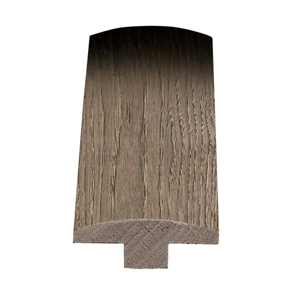 T-Molding - 1/2" Thick x 2" Wide x 78" Long Solid Wood American Hickory - For Flooring Color Woodbridge