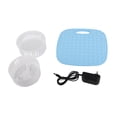 thumbnail image 2 of Mini lavadora portátil, ropa interior plegable, calcetines, lavadora para dormitorios de estudiantes, apartamentos, residencias de ancianos, turismo, camping, 100-240 V, azul, enchufe de la, 2 of 10