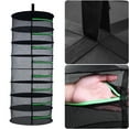 thumbnail image 2 of BinKFF Herb Drying Rack Hanging 2/4/6/8 Layer, Collapsible Herb Dryer Mesh, Plant Net Dry Rack for Drying Seeds Bud Grass Hydroponic Plants Outdoor Gardening Supplies, 2 of 9