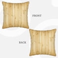 thumbnail image 3 of Susaid Bamboo Wall Print Velvet Throw Pillow Covers Home Art Deco Pillowcase Square Pillow Case Cushion Cover for Bed Sofa Living Room Car Indoor and Outdoor-18"x18", 3 of 8