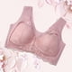 thumbnail image 4 of Conjunto de lencería Sujetador de encaje transpirable para mujer, cobertura total, ropa interior suave y de fácil cierre (Rosa M) Ygjytge Rosa T M para Mujer, 4 of 7