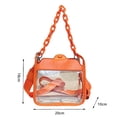 thumbnail image 4 of Chain Commute Bag Stadium Approved Messenger Bag Transparent Portable for Travel, 4 of 10