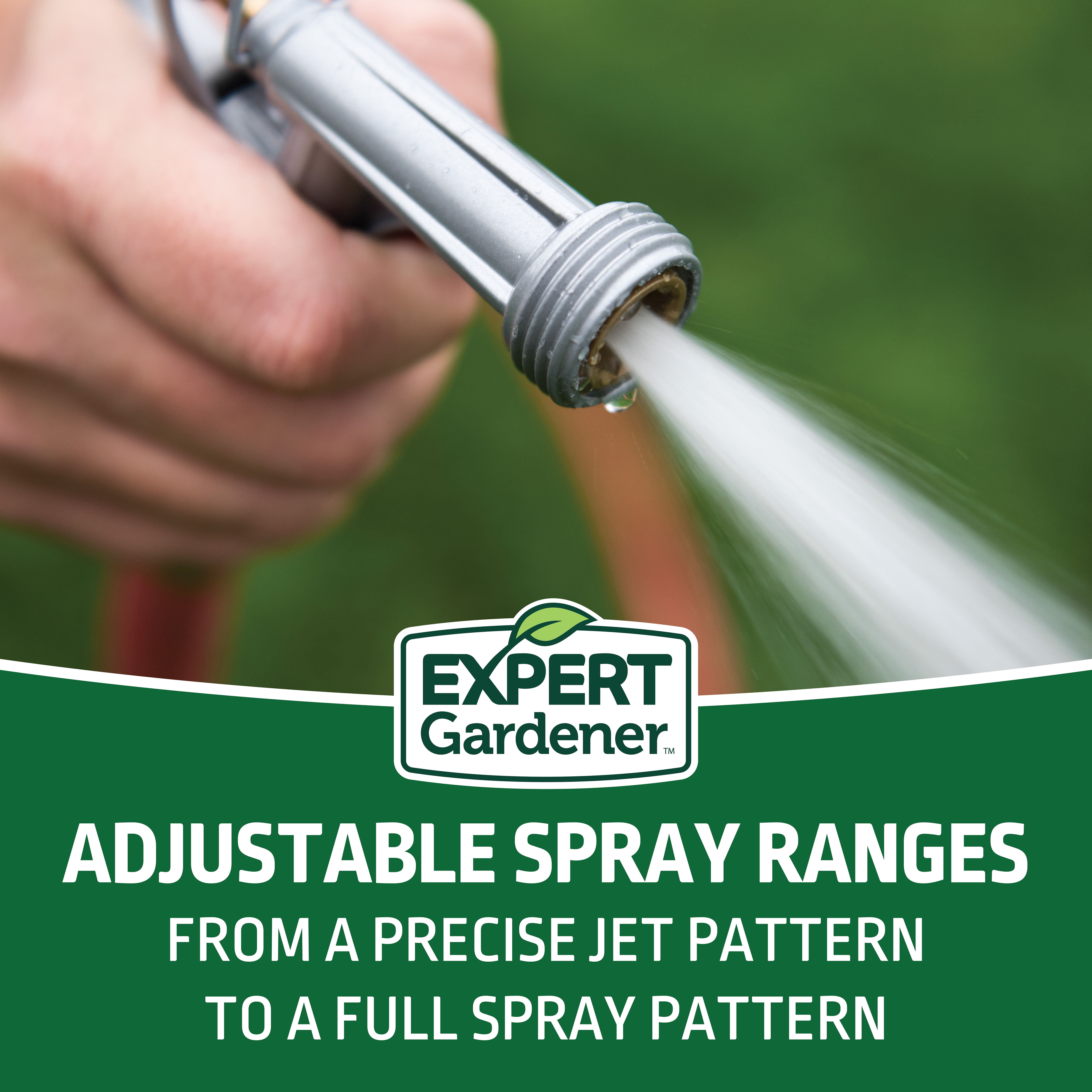 Pistolet d'arrosage en métal Expert Gardener