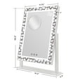 thumbnail image 4 of Impressions Vanity Hello Kitty Cute Tri Tone Makeup Mirror, Lighted Vanity Mirror (White), 4 of 9