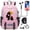Color3, variant on One_Pieces Anime School Backpack Wear Resistant Travel Daypack Lightweight Student Bookbag with USB Charging Port