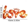 thumbnail image 3 of WREESH 2021 Valentine's Day Warm Decorative Lighting LOVE Lantern Home Decoration, 3 of 9