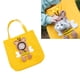 thumbnail image 5 of Bolsa de hombro para mascotas, transpirable, ajustable, con apertura elástica, bonita bolsa de transporte para mascotas de lona para cachorros, gatos, abejas, grande (peso recomendado: 0 a 3 kg/perr, 5 of 14