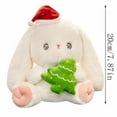 thumbnail image 2 of Cute Cartoon Christmas Rabbit Plush Toy Rabbit Doll Childrens Comfort Doll Christmas Birthday Gift, 2 of 5