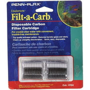 Penn Plax PP39913 Filt-A-Carb Undertow & Perfect-A-Flow Carbon Undergravel Filter Cartridge - 2 Count