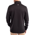 thumbnail image 2 of Men's-Cutter & Buck  Black Ohio State Buckeyes DryTec Traverse Stretch Eco Tri-Blend Quarter-Zip Pullover, 2 of 2