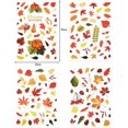 thumbnail image 2 of 280 Pieces Fall Leaves Window Clings Stickers Thanksgiving Pumpkin Maple Leaves Acorns Window Stickers for Autumn Party Decorations, 8 Sheets, 2 of 7