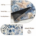 thumbnail image 6 of Large Area Rugs for Living Room Bedroom, Blue Coastal Starfish 8'x10' Rug Washable Carpet Runner Indoor Outdoor, Beach Nautical Shell Eucalyptus Retro Non Slip Floor Mats Rug for Kitchen, Patio, 6 of 8