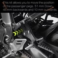 thumbnail image 4 of Motorcycle Accessories for YAMAHA MT09 FZ09 MT-09 MT 09 Rear Pedal Lowering Kit EVO Passenger Fo, 4 of 5